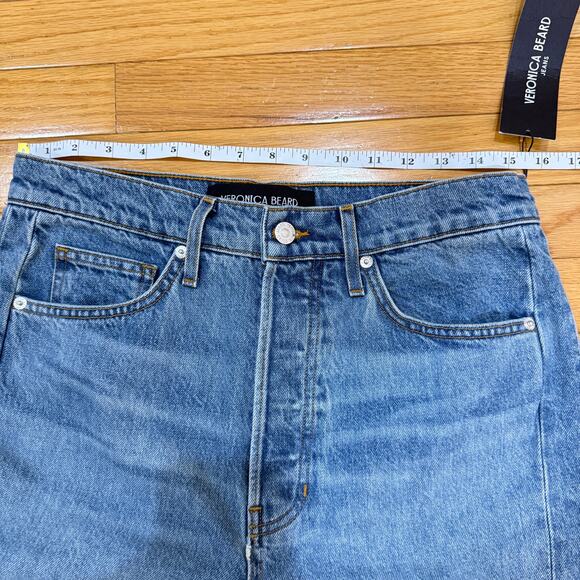 Veronica Beard Ryder High Rise Saddle Jeans Enough Said Size 29 NWT - Picture 8 of 10